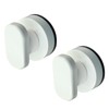 PHITUODA 2 Pack Powerful Suction Cup Glass Mirror Door Handle,