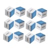 Kisangel Snooker Chalk 12pcs Pool Chalk Cubes for Tournaments Home