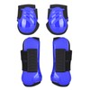1Set Horse Legguard Leg Protector Leggings PU Thickened Shell Elastic