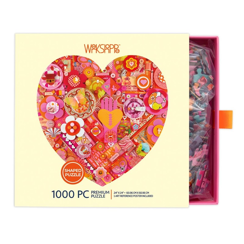 Heart Collage 1000 Piece Puzzle