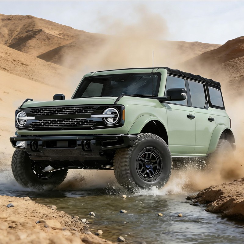 KUAFU Front Bumper Skid Plate Compatible with 2021-2025 Ford Bronco