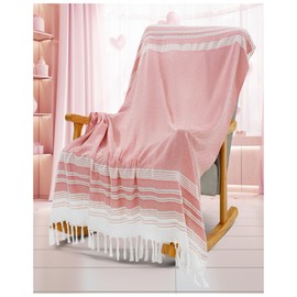 Pink Throw Blanket Bedroom Decoration Living Room Accessories Sofa Couch Cover Chair Apartment Essential Aesthetic Flamingo Unicorn Cute Princess Hot Pink Teen Kawaii Clean Girls Student Nursery Decor