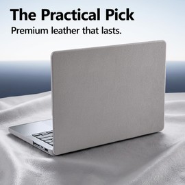 OATSBASF Leather Laptop Case for MacBook Pro 14 inch M1-M5 Pro Max