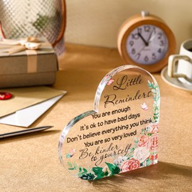 Friends Gifts for Women Friendship Bestie Gifts for Female Best Sunflower Flower Gift Sister Gift Birthday Thank You Gift for Women Acrylic Friendship (Butterfly Style)