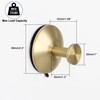 SAYAYO Suction Cup Hooks for Shower, Brushed Gold Suction Towel