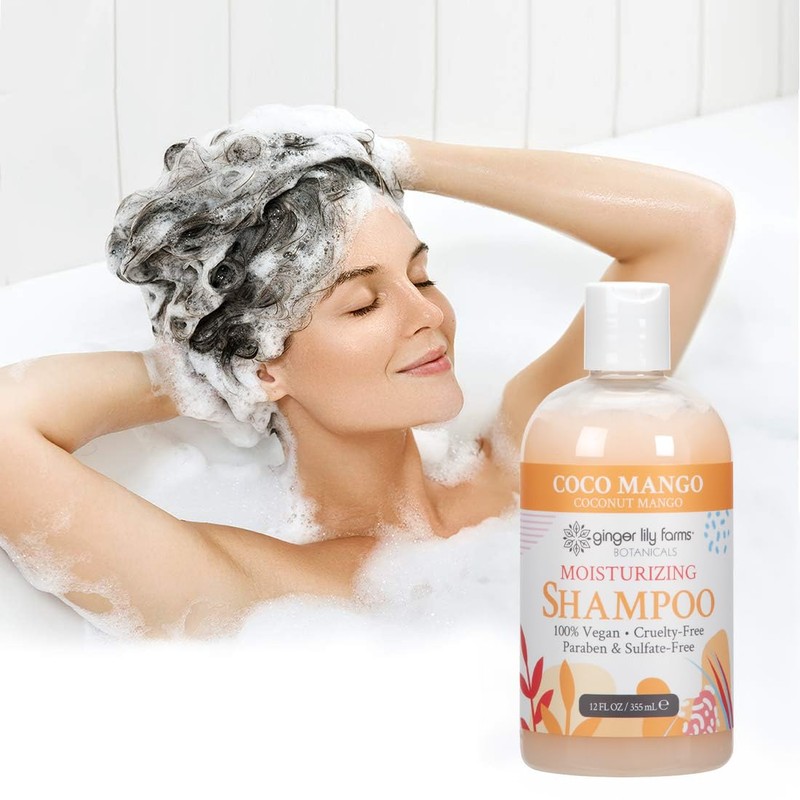 Ginger Lily Farms Botanicals Moisturizing Shampoo for All Hair Types,