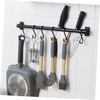 ULTECHNOVO 1Set Wall Mounted Kitchen Utensil Rack with Hooks Multi
