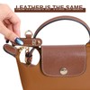 LOUKAYCCI Mini Bags Leather Shoulder Strap for Longchamp Mini Bag