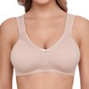 SUSA Women's Damen Entlastungs-BH Ohne Bügel Topsy Wireless Bra, Brown