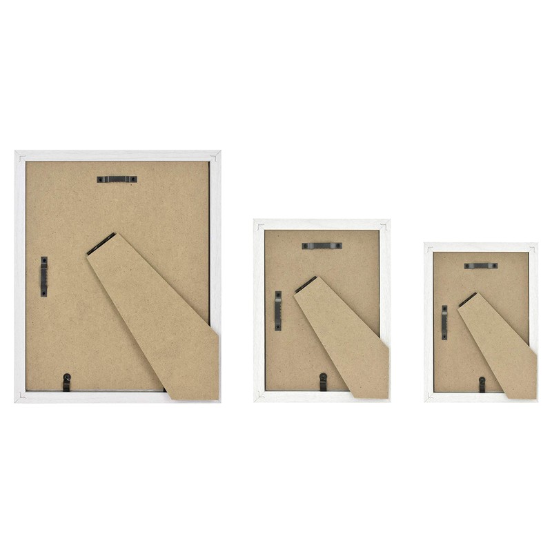 MCS Gallery Essential 7 Piece Frame Set, White Woodgrain