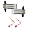 ROCCS Flashing Turn Signal Lights White DRL LED Side Tow
