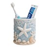WAIT FLY Resin Starfish Toothbrush Holder, Toothbrush Organizer and Toothpaste