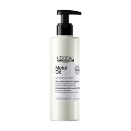 L'Oréal Professionnel Pre Shampoo for All Hair Types, Anti-Hair Breakage, For Stronger, Shinier, Softer & Less Porous Hair, Series Expert, Metal DX Pre Shampoo, 250 ml