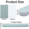 Professional Nail Buffer 600/3000 Grit Nail Files, Fingernail Smoother and
