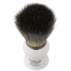 Omega 0196745 Fibre Shaving Brush "Black Hi-Brush", White