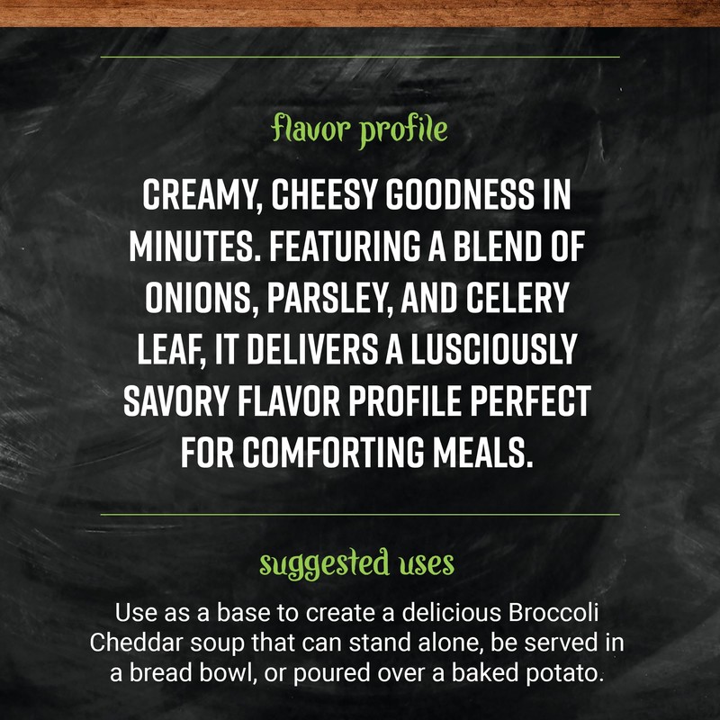 Frontier Broccoli Cheddar Soup Mix Pouch, 4.59 Ounce