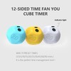 Cube Kitchen Timer - Rechargeable Countdown Timer 15-20-30-45-60 Mins for