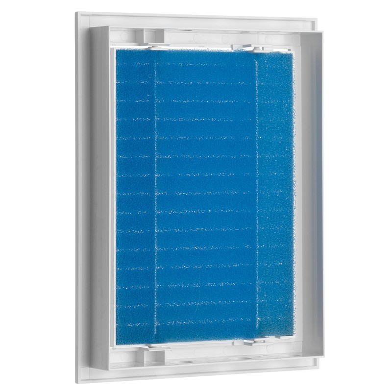 150x200mm / 6x8 inch White Plastic Ventilation Grille - Air