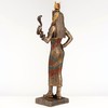 Veronese Design Egyptian Goddess Hathor Holding a Cobra Statue