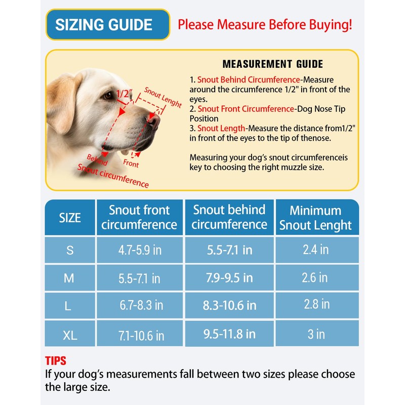 Dog Muzzle 2 Pack, Soft Mesh Breathable Muzzles for Small