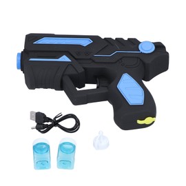 Electronic Bubble Blowing Toy Children Outdoor Bubble Maker Blower with Light MusicBlue