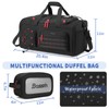 Bosstin Gym Bag for Men & Women, 45L Travel Duffle
