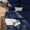 CozyLux California King Size Comforter Set Blue - 7 Pieces