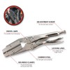 Radiator Hose Clamp, 10" Self-Locking Line Pinch Off Pliers, Pipe