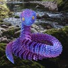 Giugio 3D Printed Snake Toy, 64 cm Flexible Snake Fidget