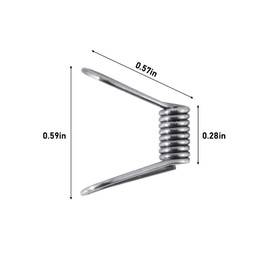 Dr.Fish 2 Pack Loop Clamp Fly Tying Material Separate CDC Fibers and Feathers Stainless Steel Fly Fishing Tool