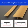 NeatiEase T Molding Floor Transition Strip, Aluminum Laminate Floor Strip