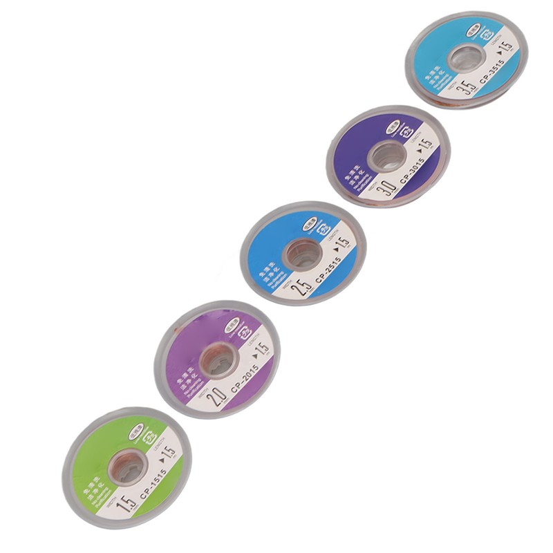 5 Pcs Solder Wick Set 1.5mm 2mm 2.5mm 3mm 3.5mm