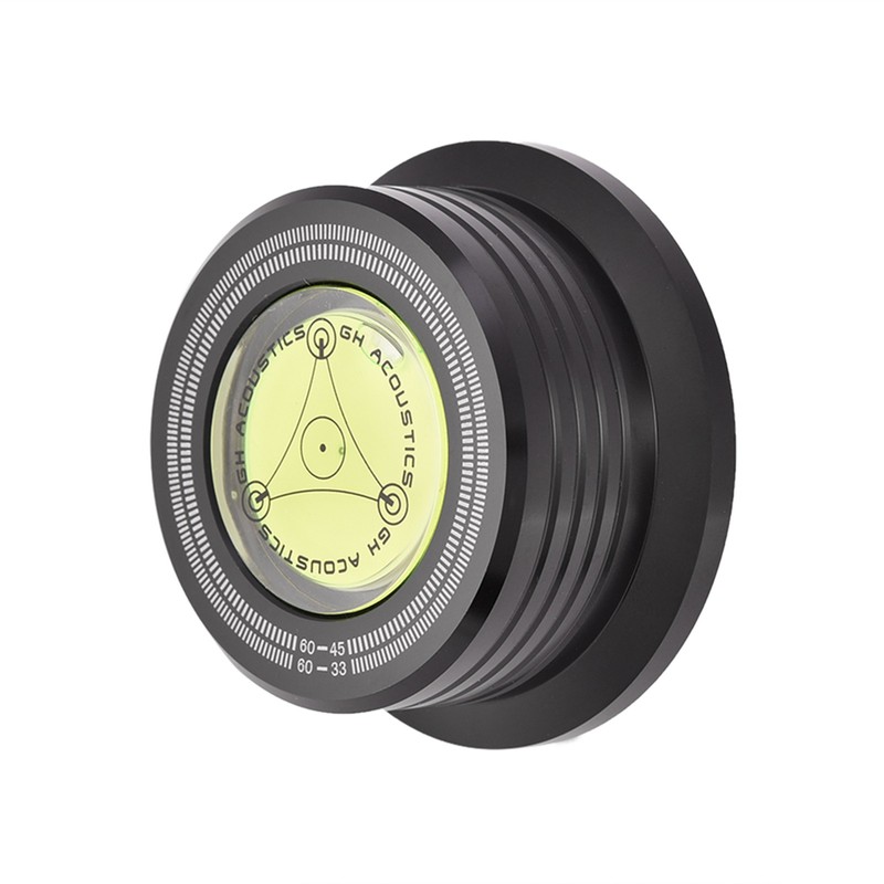 60Hz Turntable Disc Record Stabilizer Clamp with Bubble Level for