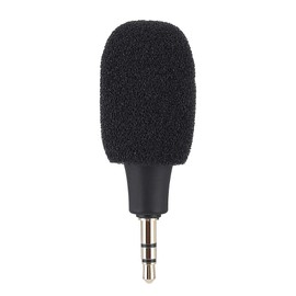 Wendry Mini Microphone,Portable Condenser Microphone High Sensitivity Low Noise Recording Microphone 3.5mm Jack for PC/Tablet/Voice Recorder//Camera etc