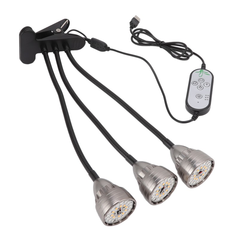 Indoor Plants Light Full Spectrum LED Plant Grow Light Clip