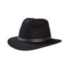 Tilley Montana Fedora, Black, 7.25