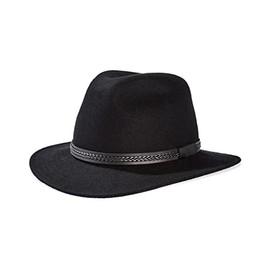 Tilley Montana Fedora, Black, 7.25