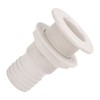 2in Through Hull Fitting Straight Drain Hose Polypropylene Inner Beam