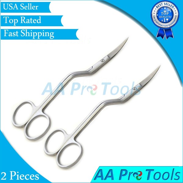 AA Pro 2 Pieces 6" Pro BENT HANDLE Curved Embroidery