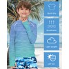 BesserBay playera de natación unisex con capucha UPF 50+ para