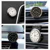 2 x Mini Vehicle Dashboard Clock, Luminous Car Dashboard Clock,