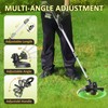 20V Cordless String Trimmer, 2.0Ah Battery Powered with Fast Charger,