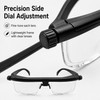 Adjustable Reading Glasses with Variable Focus Lens – +3D to