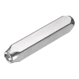 sourcing map 1/4" (6mm) Punch Stamp 40Cr Alloy Steel, Cute Bee Pattern Punch Tool Punch Press Tool for Metal Plastic Wood Leather