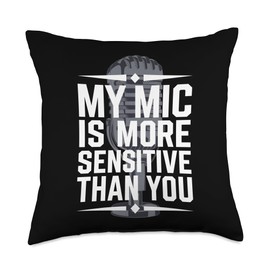ASMR Creator Sensory Relaxation Soothing Sound Artist Throw Pillow