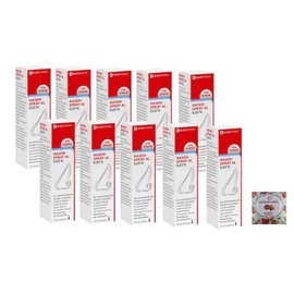 Nasenspray Al 0,05% für Kinder Set mit 10 x 10 ml inkl. einer Handseife von Apotheken-Express - Familienpackung
