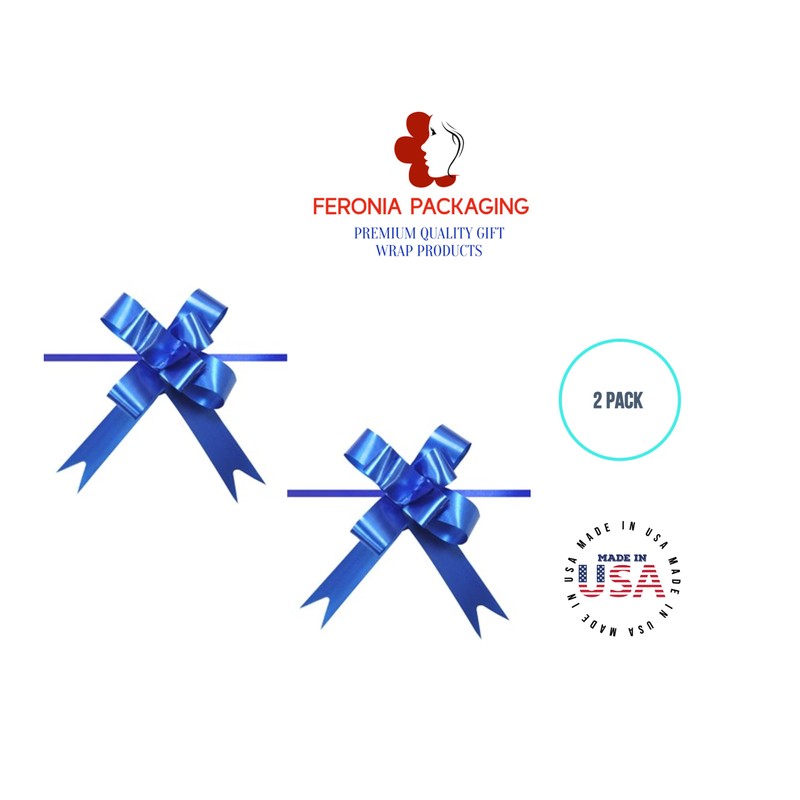 Butterfly Pull Bows 4" with 2 Pack by Feronia Packaging