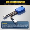 JHE LED Light Bar Remote Control Switch 2KEYS,Relay Wiring Harness