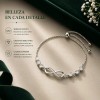 COKARA JOYEIA - Pulseras De Plata 925 Mujer Con Infinito