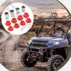 Red Shock Absorber Bushings Sleeve Kit for Po-laris Ranger XP
